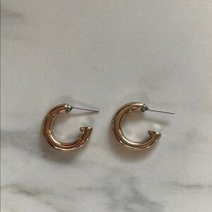 Anine Bing Gold-Tone Hoop Earrings